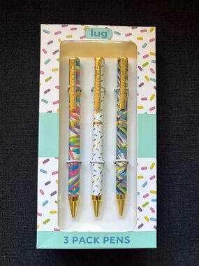 Lug Pens 3-Pack - Scribble - Sprinkles (multicolor)